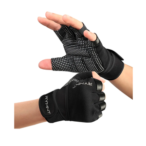 Workout Gloves with Wrist Wrap Support, Weight Lifting Gloves with Full Palm Protection & Extra Grip for Men Women Gym Exercise, Fitness, Weightlifting