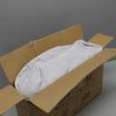 JA COMFORTS 12x20 Premium Goose Down Feather Throw Pillow Inserts(Set of 2)-5% Down Filling, High Filling Weight,250 TC Cotton Cover, Square, White