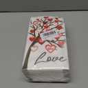 100 PCS Valentines Day Tree Disposable Paper Napkins, Red Pink Love Hearts Bathroom Hand Towels Decorative Dinner Guest Napkin, Anniversary Wedding Kitchen Dinning Table Party Decor 8x4 Inches