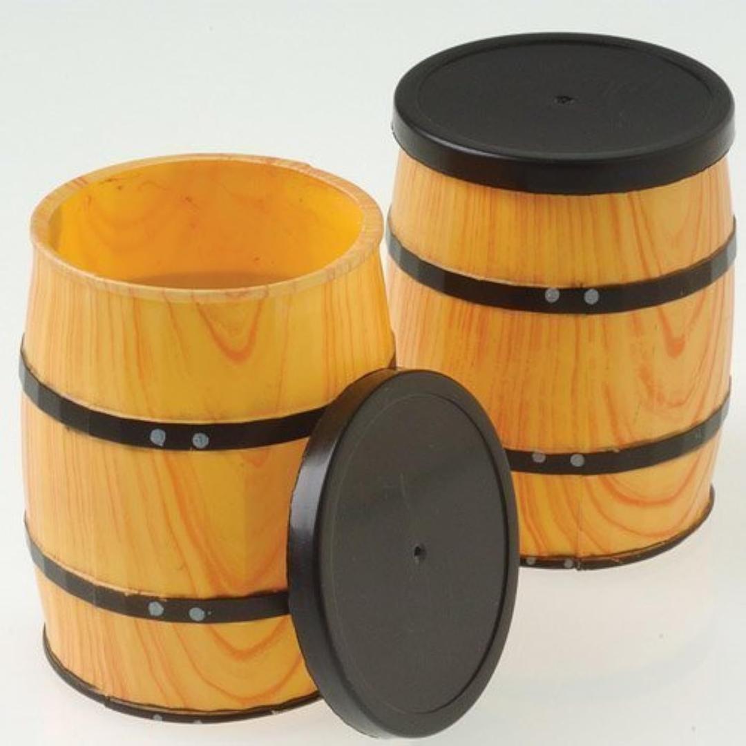 Dozen Mini Western Theme Barrel Containers