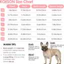 KOESON Dog Recovery Suit Hind Leg, Recovery Sleeve for Female Male Dogs, Pet Leg Sleeve to Stop Licking, Pet Rear Leg Wound Cover, Dog Spay Onesie for Wound Heal Care, Pink, L