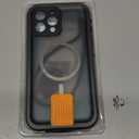 SPORTLINK for iPhone 13 Pro Max Case Waterproof - Buit in Screen Protector [Compatible with MagSafe][IP68 Underwater][6.6FT Military Dropproof][Dustproof] Full Body Shockproof Case 6.7" Black