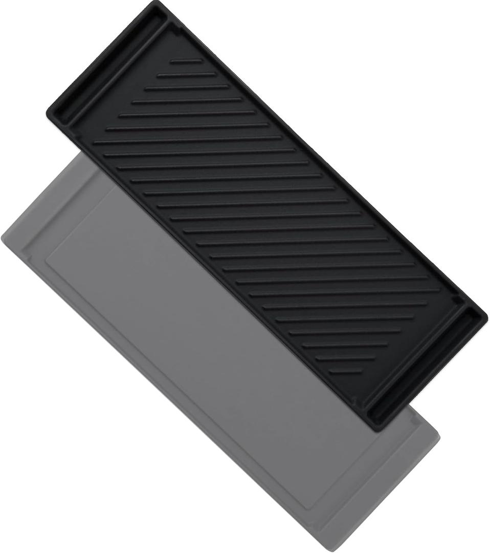 Atgestore DG61-00859A Reversible Griddle Replacement for Samsung Stove Parts Cast Iron Center Griddle Plate DG61-00859A Samsung Gas Range Cooktop Griddle NX58H5600SS NX58H9500WS Burner Flat Top Pan