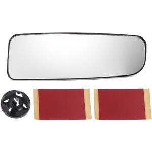 ACROPIX Car Rearview Right Passenger Side Lower Part Mirror Glass for Nissan Titan 2004-2015 with Backing Plate - Pack of 1