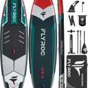 11'6x35'' Extra Wide Inflatable Paddle Board, 450lb Capacity Stand Up Paddle Board for Adults (x3), Stable Inflatable SUP, All Skill Levels, 3 Handles, 100L Backpack, 3PCS Paddle, 5L Dry Bag