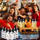 12 Sets Halloween Cup Gifts 14.2 oz Ghost Pumpkin Plastic Cup Tumblers with Lid Straw and Bow Reusable Coffee Mug for Halloween Kitchen Party Supplies(Simple Style)