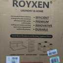 Royxen Washer Dryer Countertop with Shelf,2-Tier Laundry Countertop for Single Washer and Dryer,Soild Wood Core Washer Dryer Topper for Laundry Room Organization (Oak)