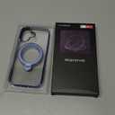 CASEKOO Mist Blue Designed for iPhone 17 Case with 360 Spin Magnetic Stand [Fit for MagSafe][17FT Military Protection] Slim Polished Frame Titanium Alloy Sturdy Stand 6.3'', Mist Blue