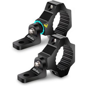 360 Light Mounts for UTV - 1.75"-2" Roll Bars, Aluminum Alloy Brackets Mounting Fog, Driving LED Lights for UTV/ATV/Jeep/Truck - 2pcs