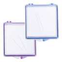 KooingTech 2pcs Magnetic Needle Case, 2.8x3x0.4 Inch Sewing Needle Case, Sewing Needle Holder with Built in Disk for Cross Stitch Sewing Knitting Pin Organizer