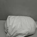 Amazon Basics 4 Piece Microfiber Lightweight Wrinkle-free Breathable Bed Sheet Set, Super Soft Easy Care, 14" Deep Pockets, Queen, Bright White, Solid