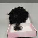Short Curly Ombre Brown Afro Wig for Black Women, Braided Dreadlock Synthetic Hair Glueless, African American Women's Natural Style