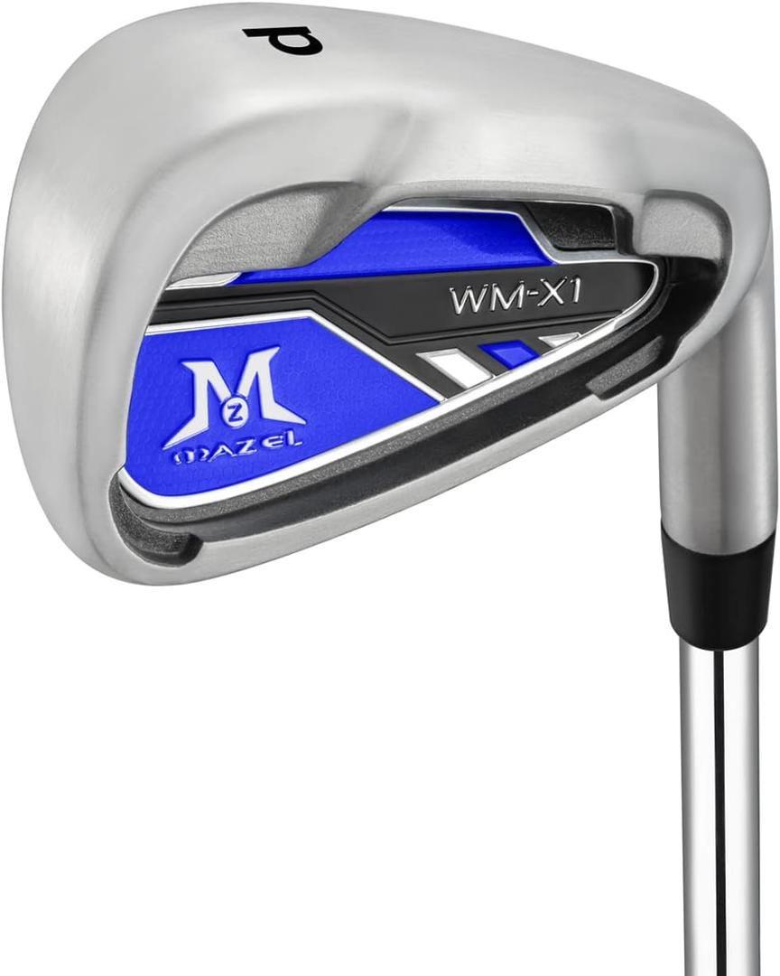MAZEL WM-X1/2 Individual Men Golf Club, Right, 2022 Model, Steel, Silver, Stiff, Pitching Wedge