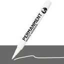 White Acrylic Paint Brush Pens Christmas Decorations Permanent Marker Painting Coloring Pens Art Marker for Clothes Tire Wood Rocks Metal Canvas Plastic Ceramic Glass Scrapbook for Adults