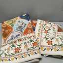 Bohemian Geometric Floral Bedroom Rug 4x6, Machine Washable Area Rug, Low Pile Soft Carpet, Non-Slip for Entry, Living Room, Kids, Girl/Boys Room | Beige