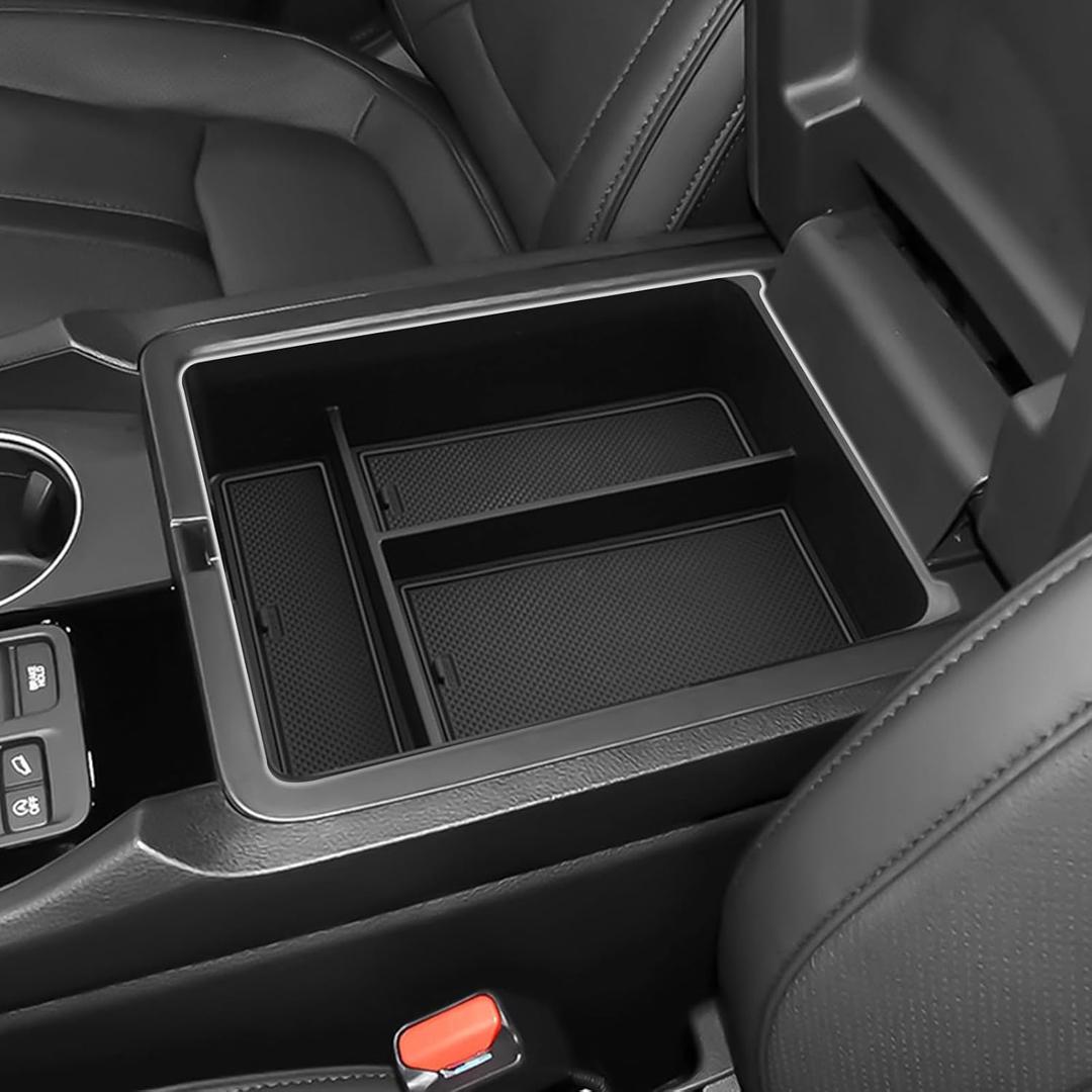 SXCY for 2026 Honda Pilot Center Console Organizer for 2026 Honda Pilot Accessories Console Tray for 2024 2025 2026 Pilot 2024 2025 2026 Passport Console Organizer (Type B Black)