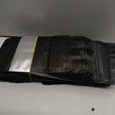 100 Pieces Resealable Mylar Bags, Stand Up Smell Proof Bags with Matte Window, Zipper Lock Foil Pouch Packaging (Black, 3.5 X 5.1 Inch)