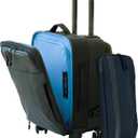 Taskin Swift | 4 Wheel Hardside Hybrid 18" Underseat/Weekender Carry-on + Detachable Sleeve | Black & Uber Stylish