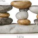 Candle Holder Taper Candles Fake Stone Candlestick Mantel Candle Stand for Home Decor, Wedding, Party and Dinning Table Centerpieces (Imitation Stone Candlestick - A)