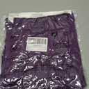 storeofbaby Purple Dress for Girls Casual Long Sleeve Elastic Waist Dresses Purple 8-9 Years (Purple)