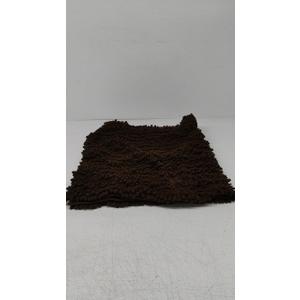 Yimobra Bath Rug Mat, 32 x 20, Soft Shaggy Non-Slip Chenille Bathroom Rugs, Large Size, Super Absorbent and Thick, Machine Washable Bathroom mat, Tub and Shower, Home Decor Accessories, Brown