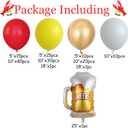 2 x Crawfish Boil Party Supplies for Crawfish Boil Birthday Party Decor | 145pcs Crawfish Balloon Arch Garland Kit with Inflatable Crawfish Beer Mylar Balloons for Baby Shower Birthday Party Decor