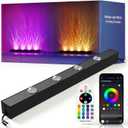 RGB Wall Lights for Living Room, Gaming Room Decor, Ocean Wave Light Projector for Bedroom, Dynamic Color Changing Lamp