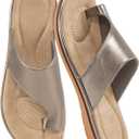 Reimferce Summer Flat Sandals for Women: Comfortable Walking Dressy Slides for 2026 - Ladies Orthopedic Casual Shoes Indoor Outdoor 9
