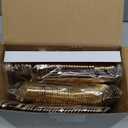 WDF 160 Piece Gold Plastic Silverware - Heavy Duty Gold Silverware Includes 80 Forks, 40 Spoons, 40 Knives, Plastic Utensils Perfect for Wedding, Christmas Party