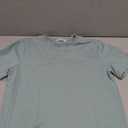 VEIISAR Womens Short Sleeve Basic V-Neck Cotton Long T-Shirt S