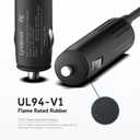 100W USB C Car Charger DC to DC Adapter for Anker SOLIX C200 C300 Jackery Explorer 240 V2 Portable Power Station DJI Mavic 3 Pro/Mavic 4 Pro Drones Handheld Gaming PC Charging Station USB Cable