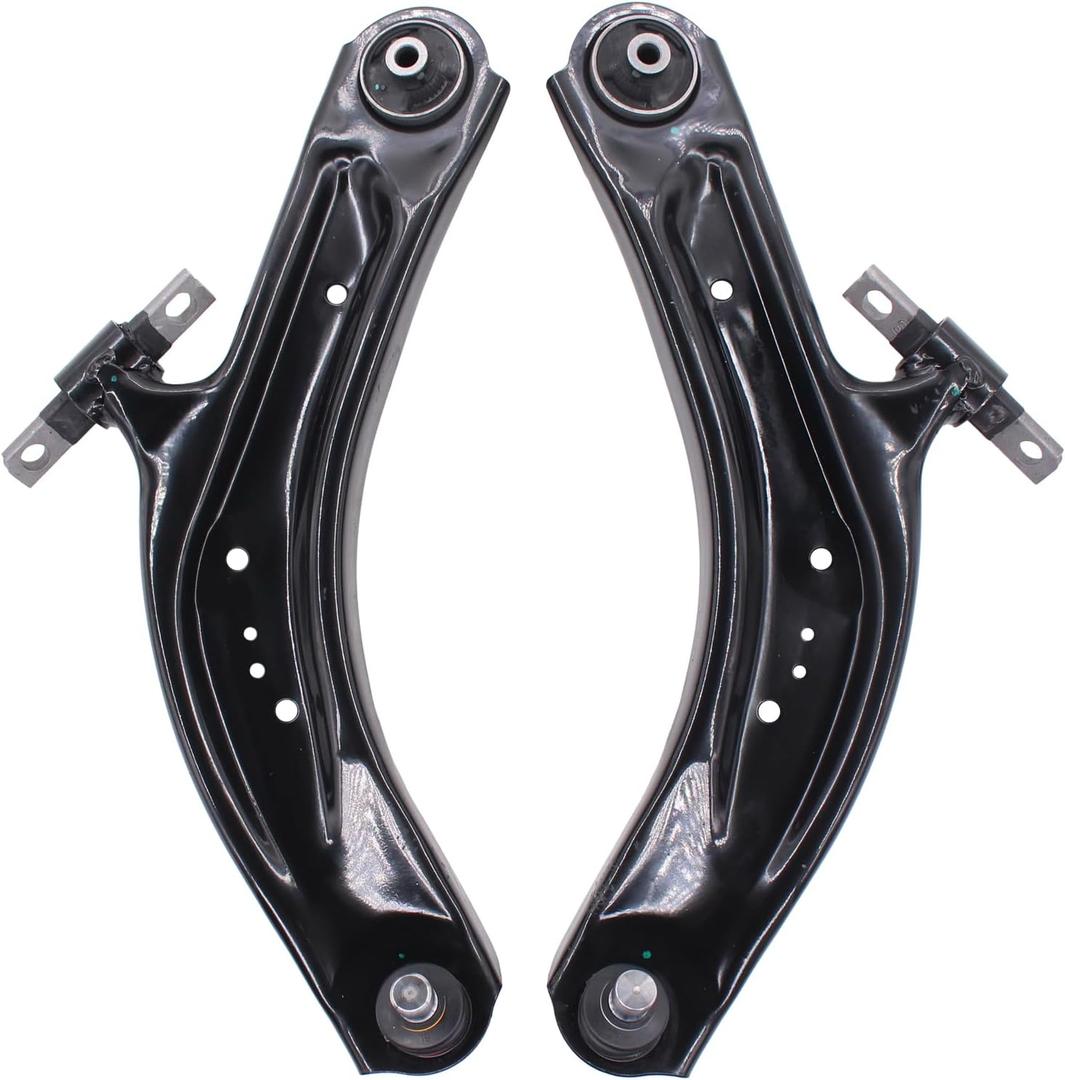 NewYall Front Lower Left and Right Suspension Control Arms with Ball Joints for Nissan Qashqai/Rogue Sport 2017-2019, Rogue 2014-2019