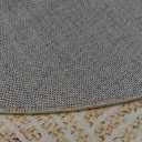 Round Rug 4ft, Dining Room Round Area Rug 4', Non-Slip Machine Washable Circle Rugs for Living Kitchen Bedroom Nursery Entryway Playroom, Farmhouse Soft Throw Floor Carpet Low Pile,  Beige,