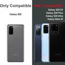 TORU CX PRO Case for Galaxy S20, with Card Holder | Slim Protective Cover with Hidden Credit Cards Wallet Flip Slot Compartment Kickstand | Include Mirror, Strap, USB Adapter - Marble