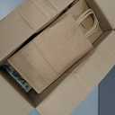 Oikss 100 Pack 5.25x3.25x8.25 Inch Small Plain Natural Kraft Paper Gift Bags with Handles Bulk for Birthday Party Favors Grocery Retail Shopping Business Goody Craft Bags Cub Sacks (Brown 100 Count) & 
SUMMORO 100 Sheets Vintage Floral Tissue Paper with Wildflowers for Gift Bags, Watercolor Floral Print Gift Wrapping Paper for Wedding, Bridal Shower, Birthday, DIY Crafts