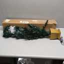 3ft Green Fiber Optic Christmas Tree,Pre-Lit Artificial Mini Christmas Tree, Tabletop Small Xmas Tree with Stars Holiday Home Decorations