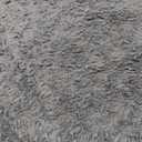 Washable Dog Bed Mat Reversible Dog Crate Pad Soft Fluffy Pet Kennel Beds Dog Sleeping Mattress for Large Jumbo Medium Small Dogs, 47 x 29 Inch, Grey