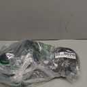 Mask Fins Snorkeling Gear for Adults, Full Face Snorkel Mask & Adjustable Swim Fins Snorkel Set, Panoramic View Snorkel Mask Dry Top Anti-Fog Anti-Leak (Black)