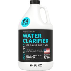 AquaDoc Spa Clarifier & Hot Tub Clarifier for Fast Acting Cloudy Water Treatment - 64oz - to Keep Your Spa Clear & Balanced - Made in USA