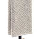 Hand Towel Holder, T-Shape Height 15'' Black Hand Towel Holder Stand, Free Standing Hand Towel Stand for Bathroom Countertop