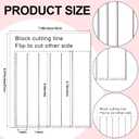 Fuyoooo Fleece Tie Blanket No Sew Template Ruler Rectangle Quilt Supplies for DIY Blanket Making