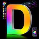 Light Up Letters LED Letter - Marquee Letters Room Decor Wall Decor Living Room Gifts for Boyfriend Home Decor Living Room - Christmas Birthday Gifts for Girl - Teen Girls Gifts Party Home Wall Decor Letter D