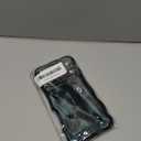 UEEBAI Ripple Case for iPhone 17 Pro Max, Cute Silver Cover Wave Shape for iPhone Case Pretty Aesthetic 3D Phone Cover, Water Ripple Shell 3D Chrome Design for Women and Girl, Deep Green