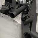 ARES WING Dual Monitor Arm Desk Mount for 17-49 Inch Ultrawide Monitors, Heavy Duty Dual Monitor Mount Holds 44 lbs, Full Motion Gas Spring Vertical Stacked Monitor Mount, 75/100 VESA Mount, Black