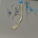 Long Braided Wigs for Kids Blonde Braided Wig Set for Girls Halloween Cosplay Wigs (Blonde/Braided-2)