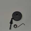 Yardwe Hole Opener Chicken Automatic Feeder Poultry Water Container Chicken Feeder Ports with Caps Poultry Feeding Equipment Iron Red