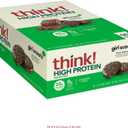 think! Protein Bars, High Protein Snacks, Gluten Free, Kosher Friendly, Girl Scouts Thin Mint, Nutrition Bars, 2.1 Oz per Bar, 10 Count (Packaging May Vary) (EXP 11/17/26)
