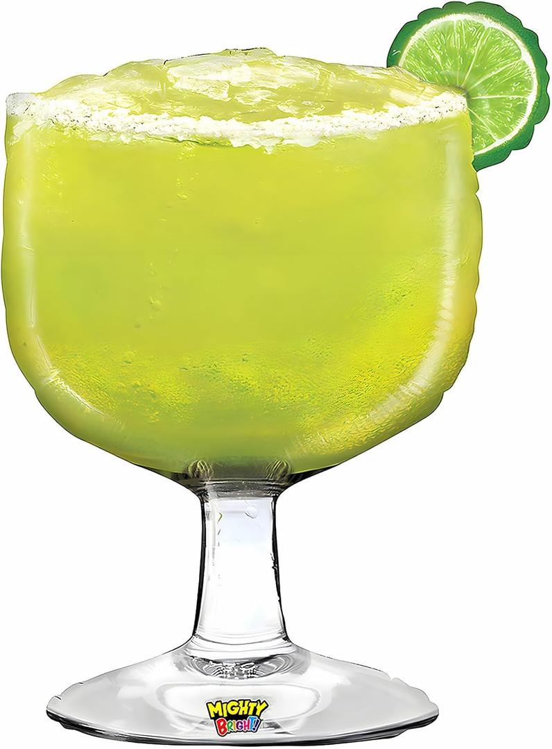 1 New XXL 40 inch Margarita Balloon Party Fiesta Cinco de Mayo Favors Decor Gift Luau Mexican Food Photo Booth Prop