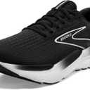 Brooks Womens Glycerin 21 Neutral Running Shoe (10 Wide, Black/Grey/White)