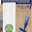 Bona Multi-Surface Floor Cleaning Pads - 18 Refills - Heavy-Duty, Disposable, Microfiber Pads for Easy Floor Cleaning